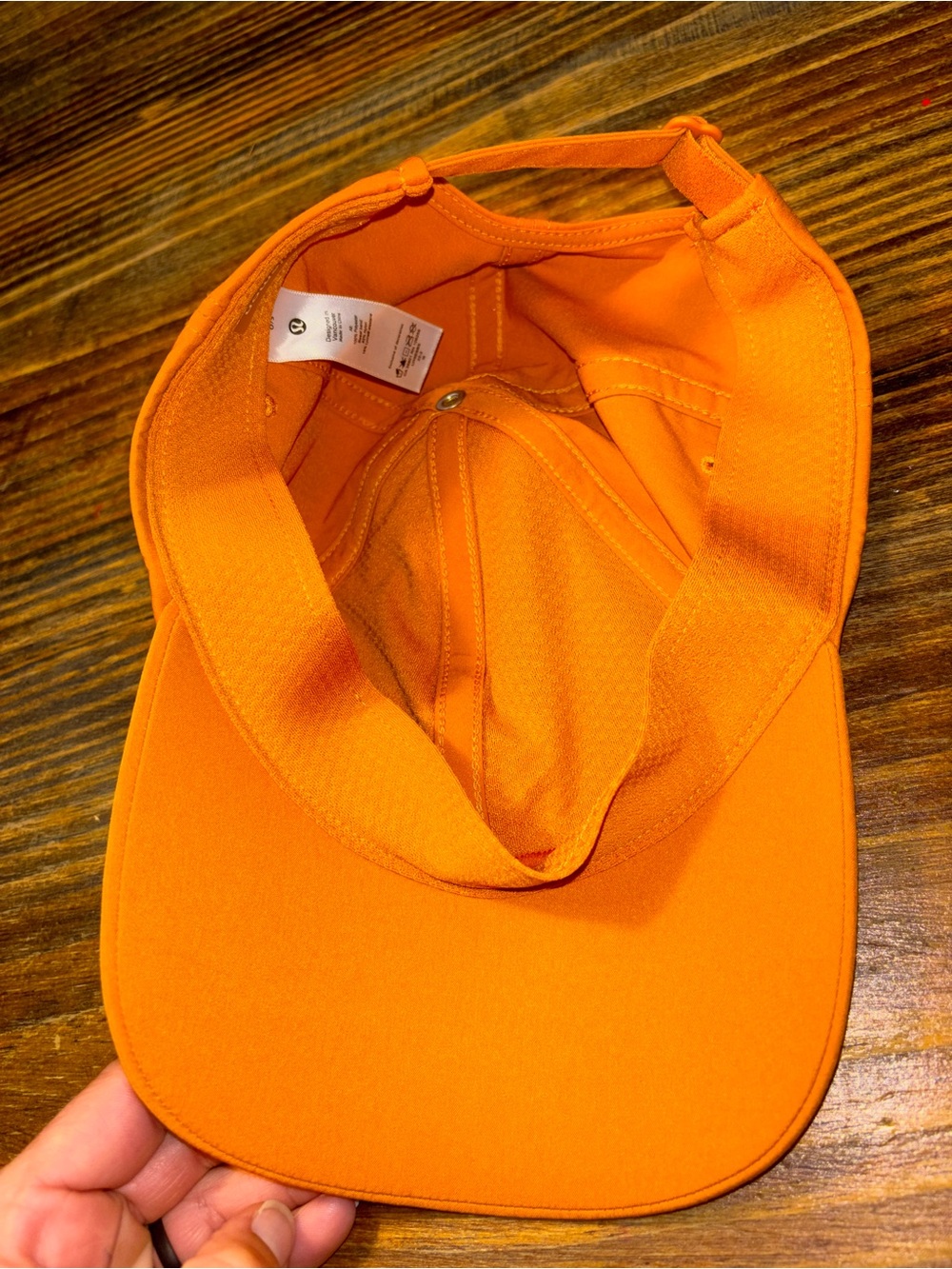 NWOT Lululemon Baller Hat Soft Orange Adjustable Baseball Cap - Picture 3 of 5